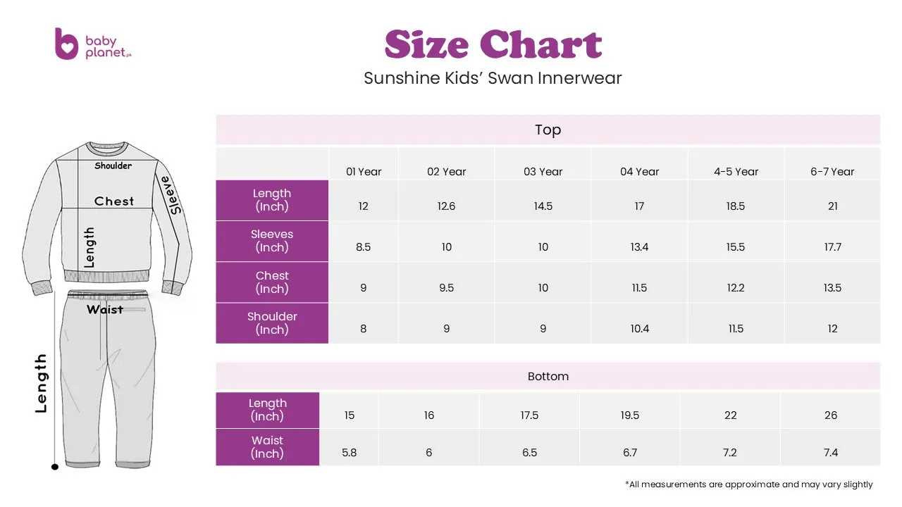 Kids Rib Innerwear Sky Blue Sw - Sunshine
