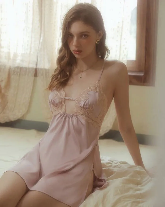 Lace Trim Night Dress
