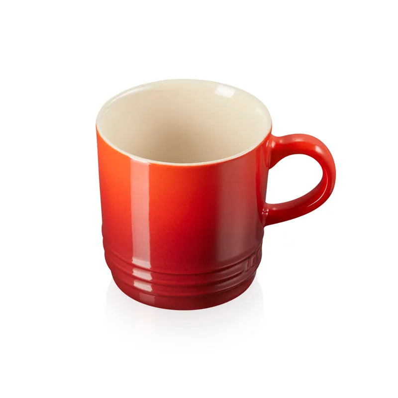 Le Creuset Stoneware Cappuccino Mug Cerise 200ml