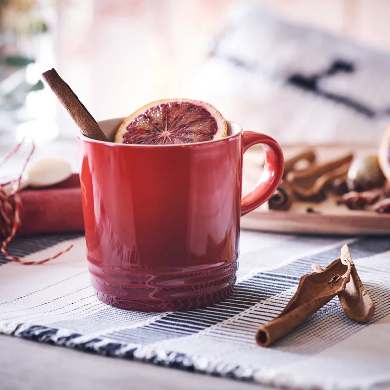 Le Creuset Stoneware Cappuccino Mug Cerise 200ml