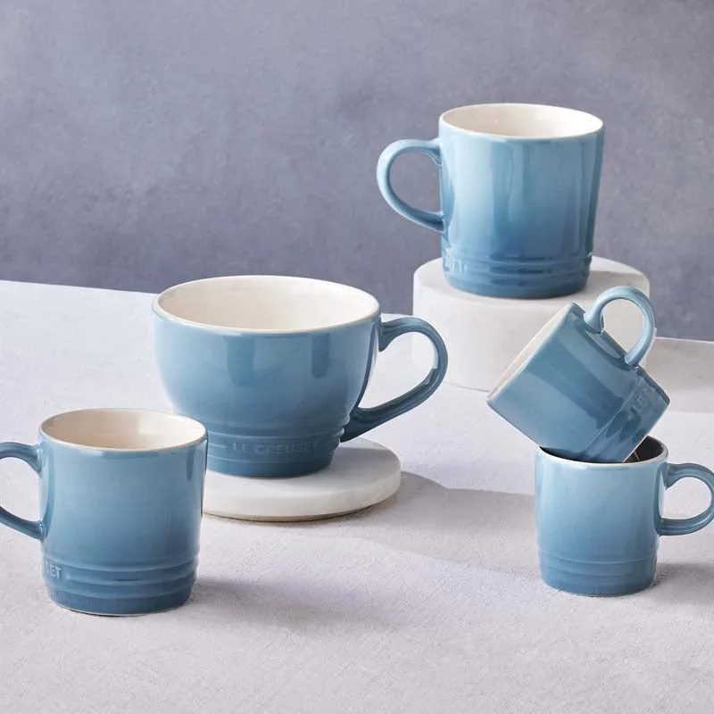 Le Creuset Stoneware Cappuccino Mug Chambray 200ml