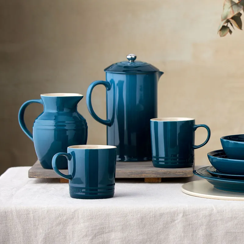 Le Creuset Stoneware Cappuccino Mug Deep Teal 200ml