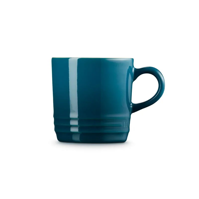 Le Creuset Stoneware Cappuccino Mug Deep Teal 200ml
