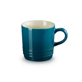 Le Creuset Stoneware Cappuccino Mug Deep Teal 200ml