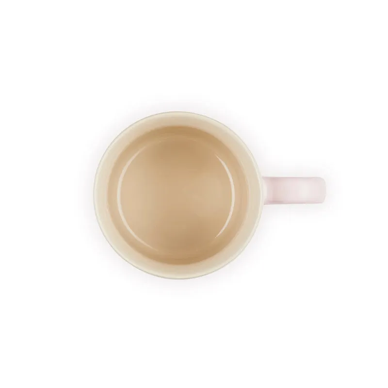 Le Creuset Stoneware Cappuccino Mug Shell Pink 200ml