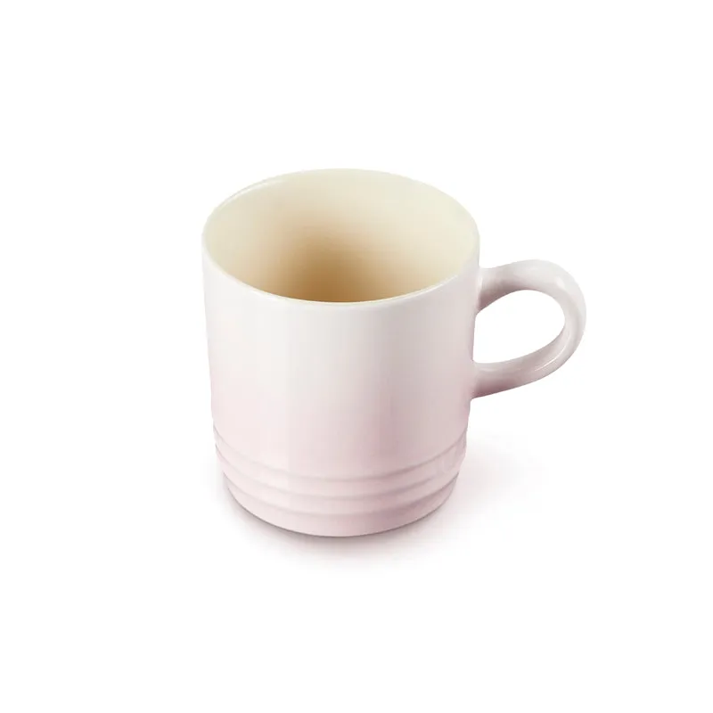 Le Creuset Stoneware Cappuccino Mug Shell Pink 200ml