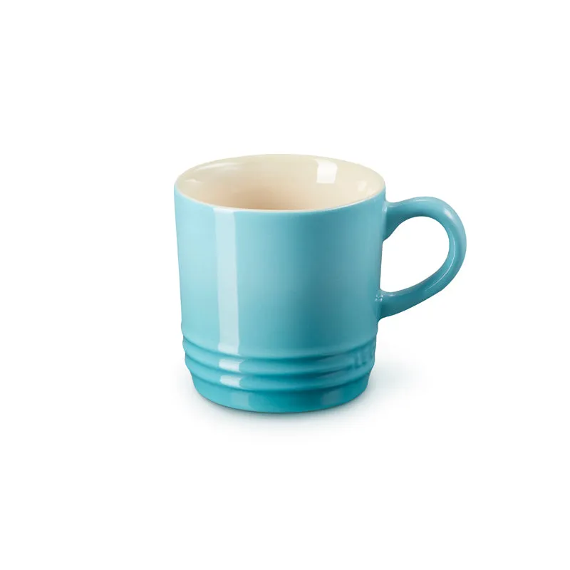 Le Creuset Stoneware Cappuccino Mug Teal 200ml