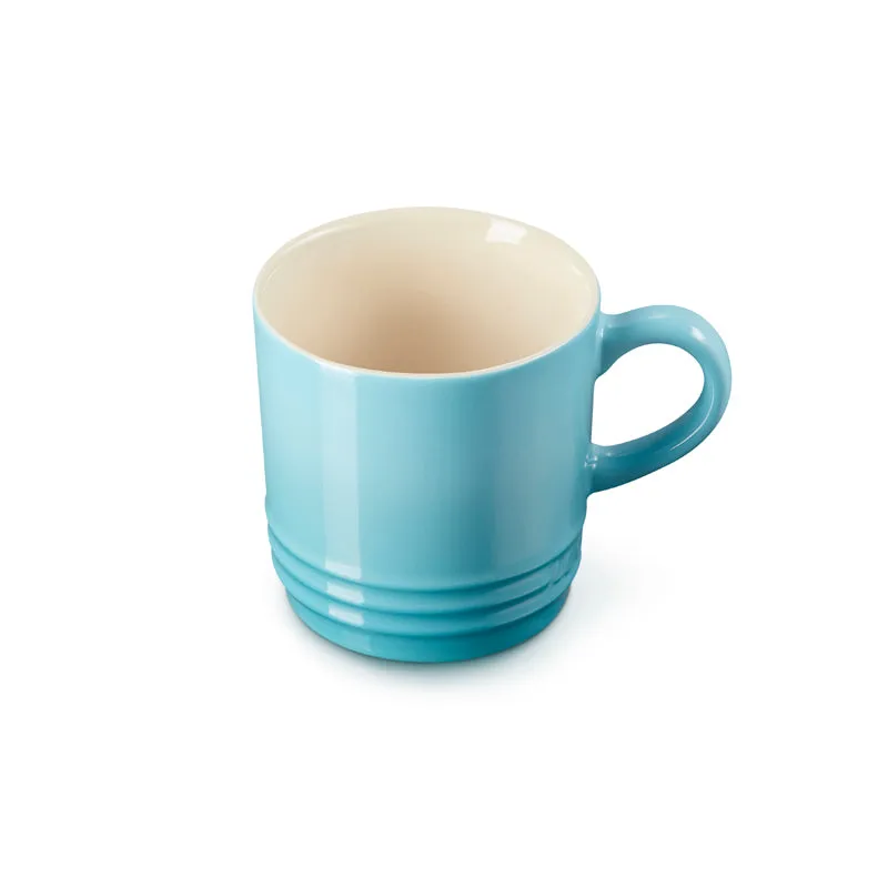 Le Creuset Stoneware Cappuccino Mug Teal 200ml