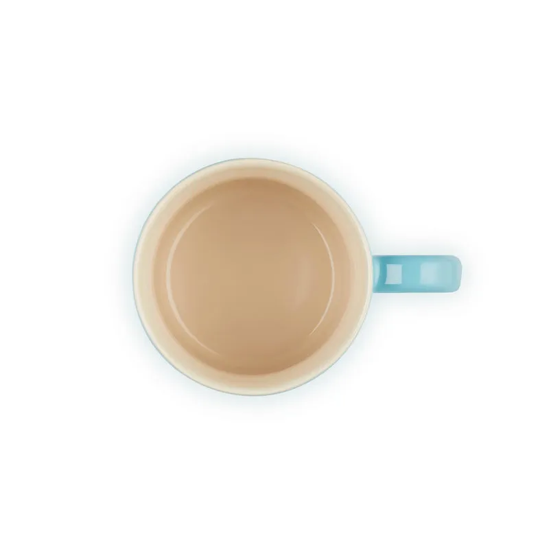 Le Creuset Stoneware Cappuccino Mug Teal 200ml