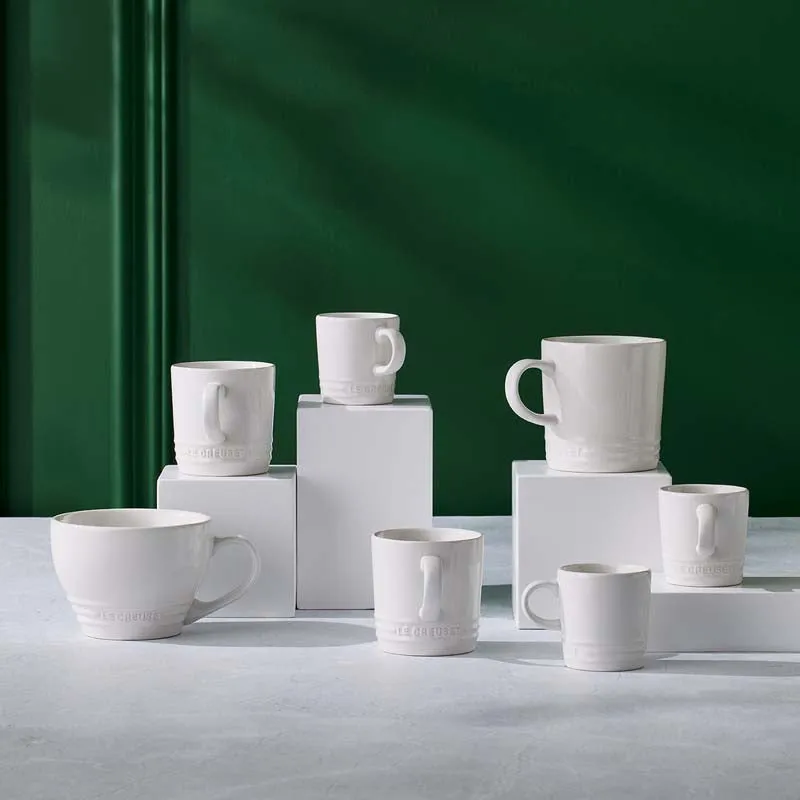 Le Creuset Stoneware Espresso Mug Nectar White