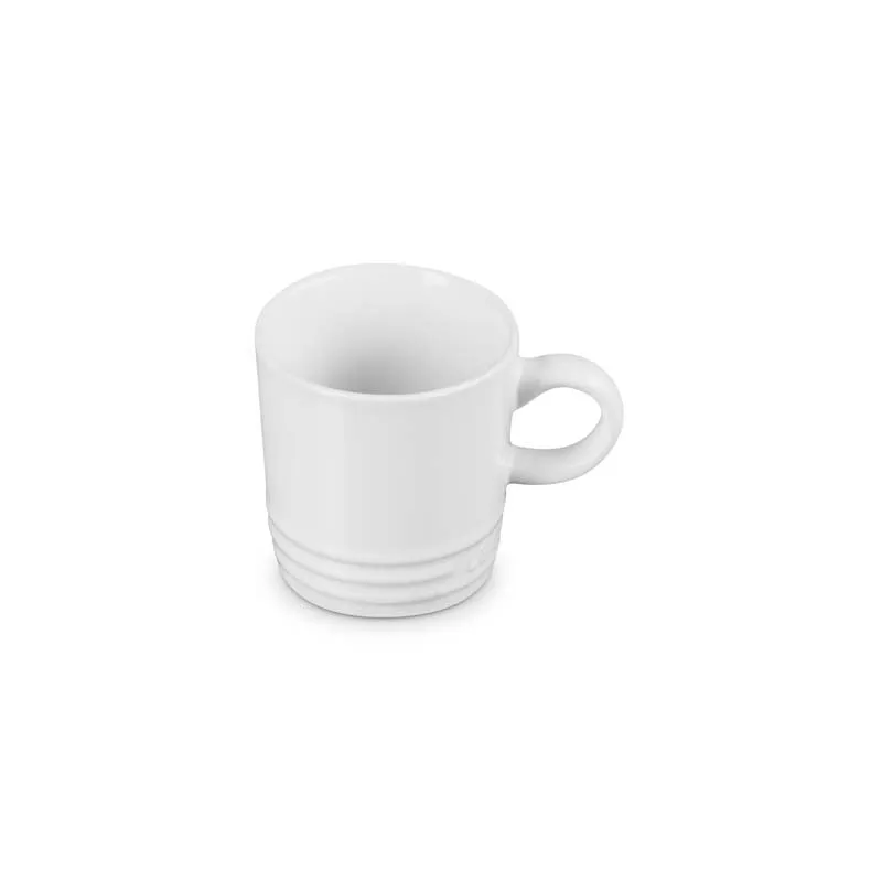 Le Creuset Stoneware Espresso Mug Nectar White