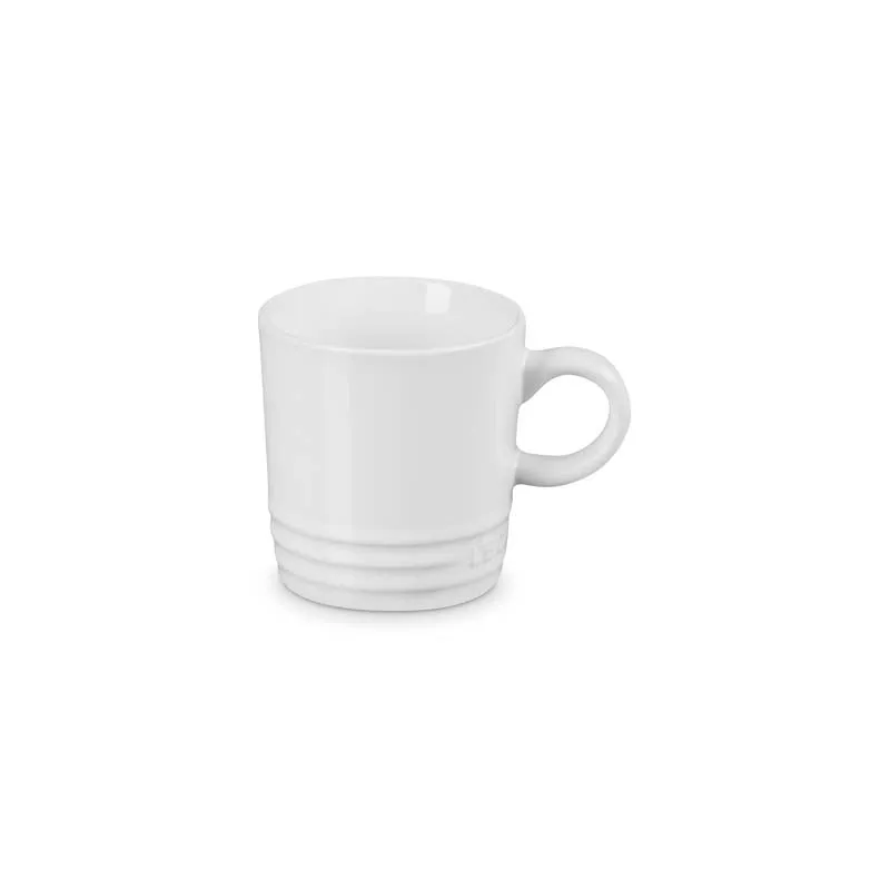 Le Creuset Stoneware Espresso Mug Nectar White