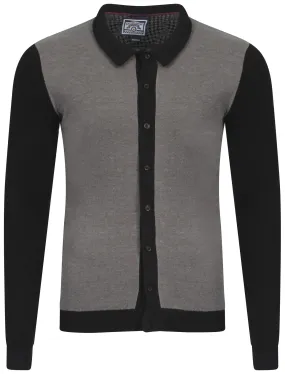 Le Shark Duncan black cardigan