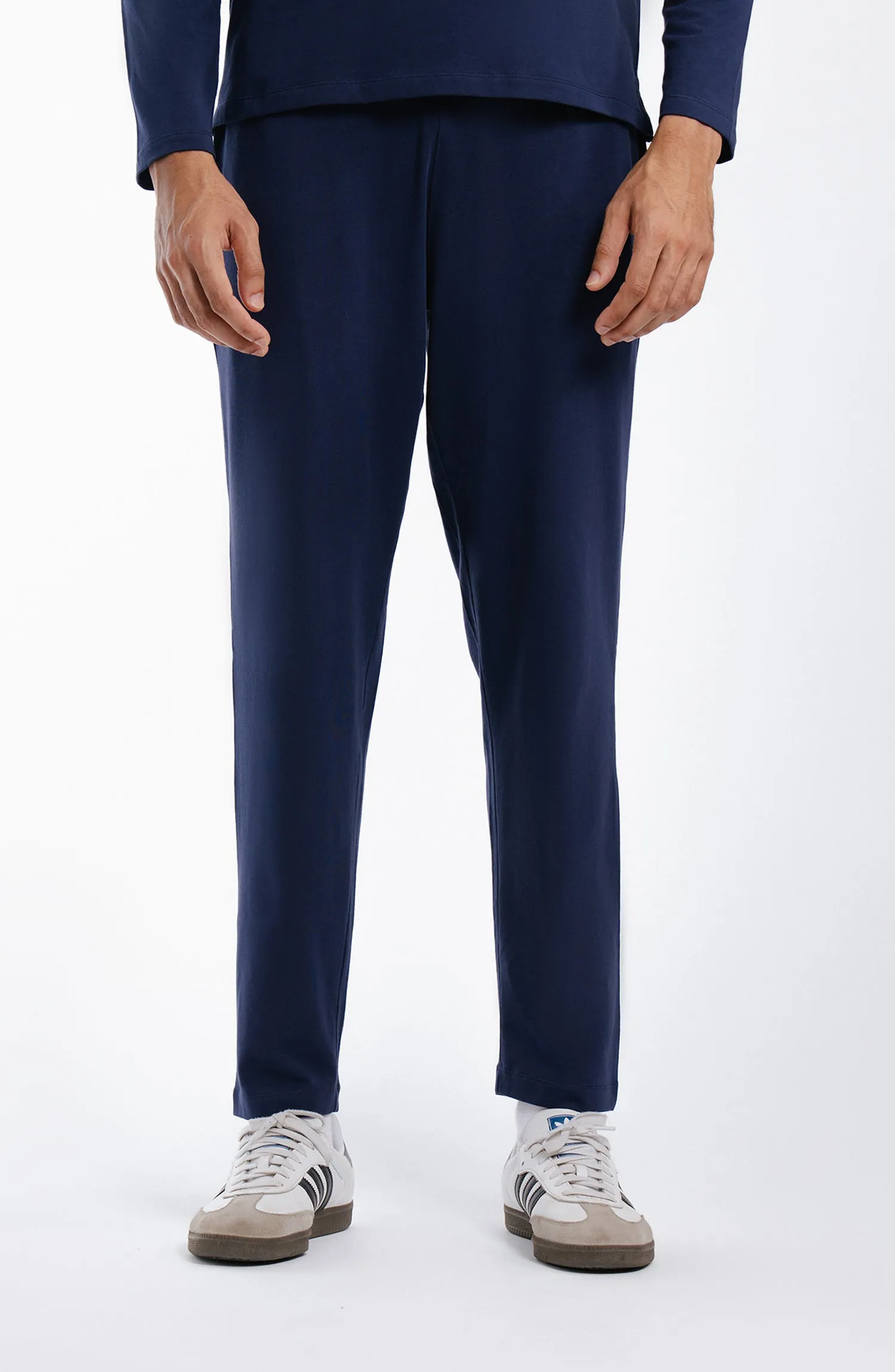Lycra Loungewear Set - Navy