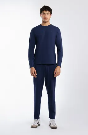 Lycra Loungewear Set - Navy