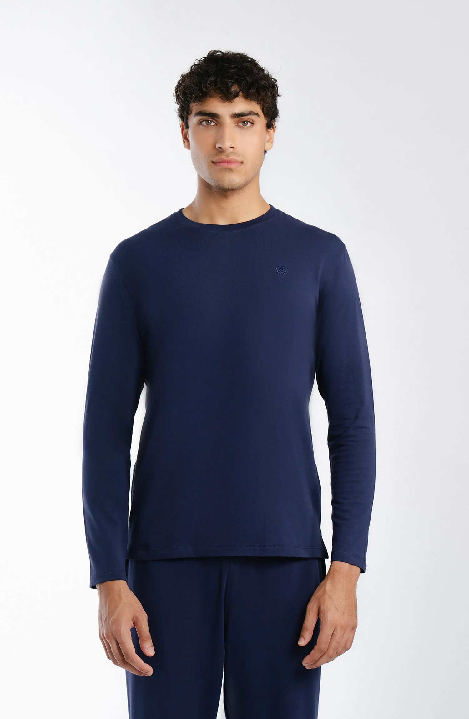 Lycra Loungewear Set - Navy