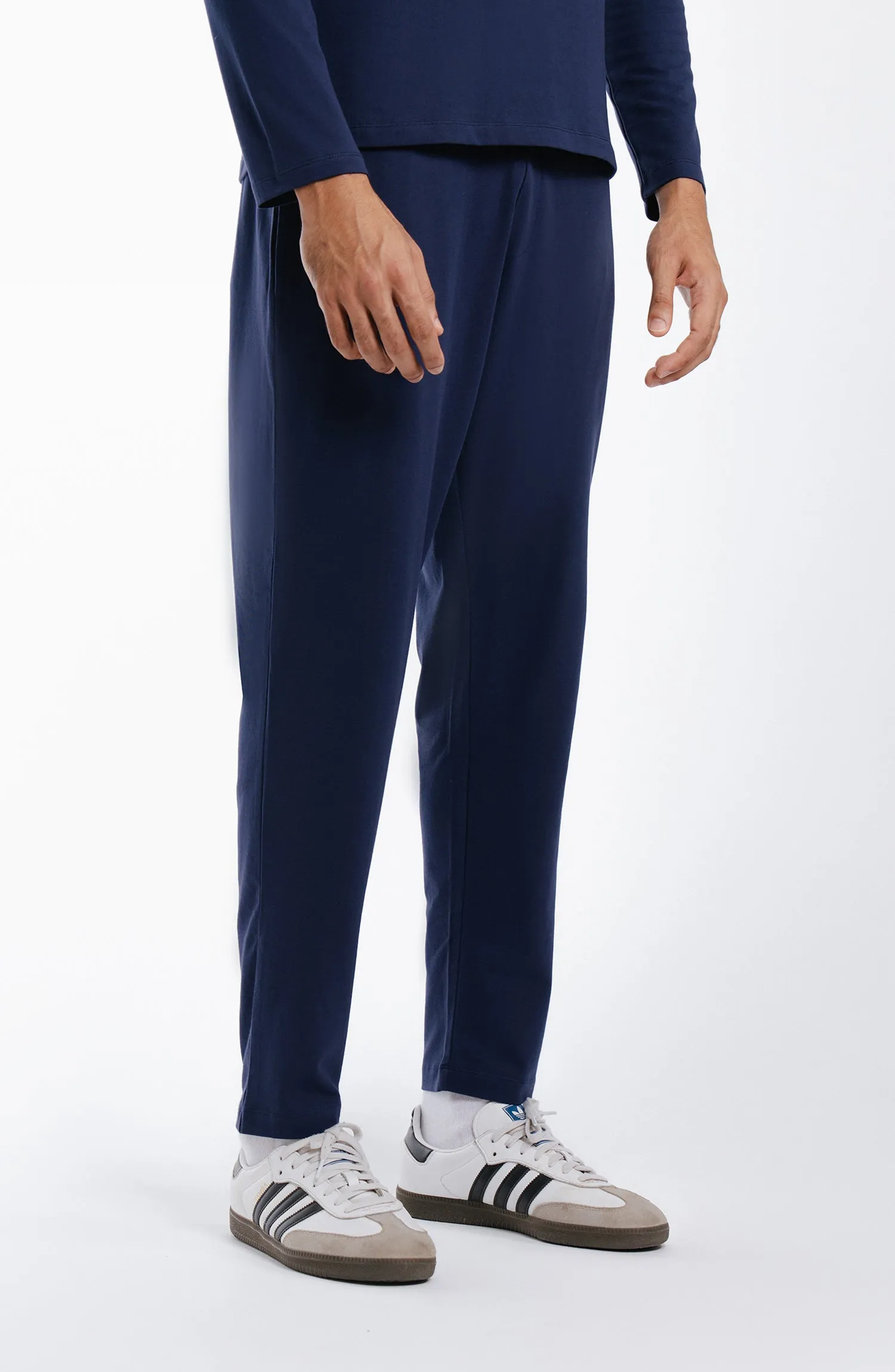 Lycra Loungewear Set - Navy