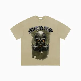 Men's Skull Mask Crew Neck T-Shirt