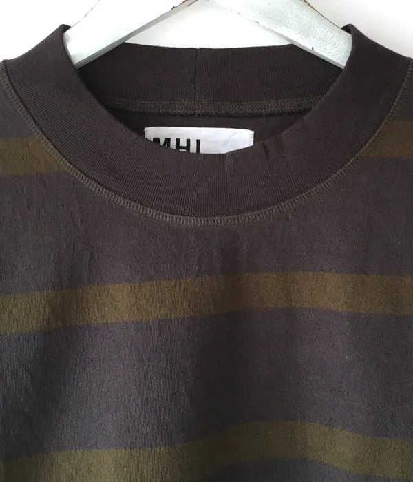 MHL./WIDE STRIPE DRY JERSEY LS (CHARCOAL)