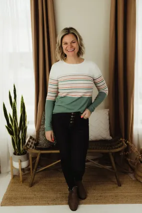 Multistriped Pullover