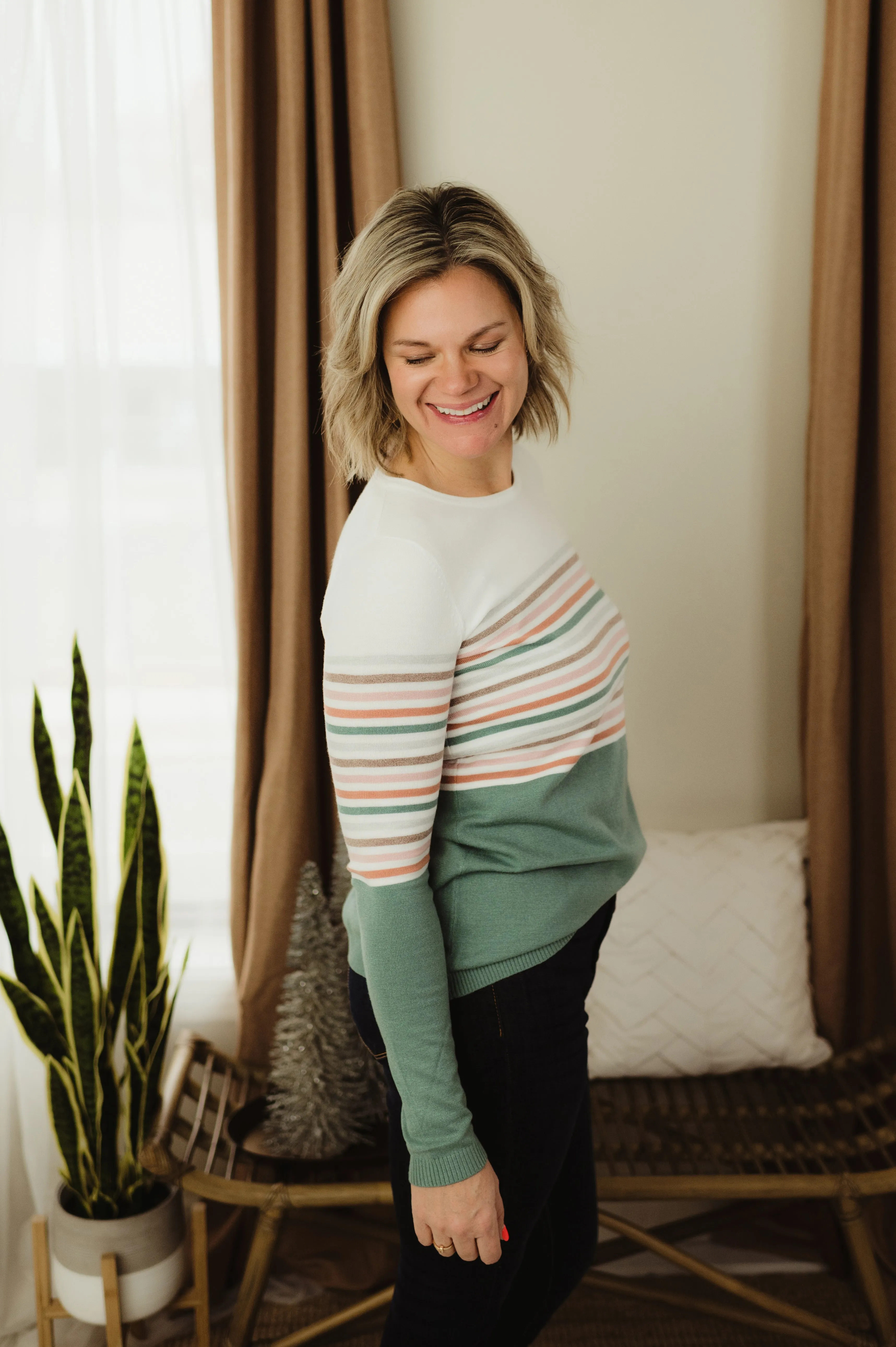 Multistriped Pullover