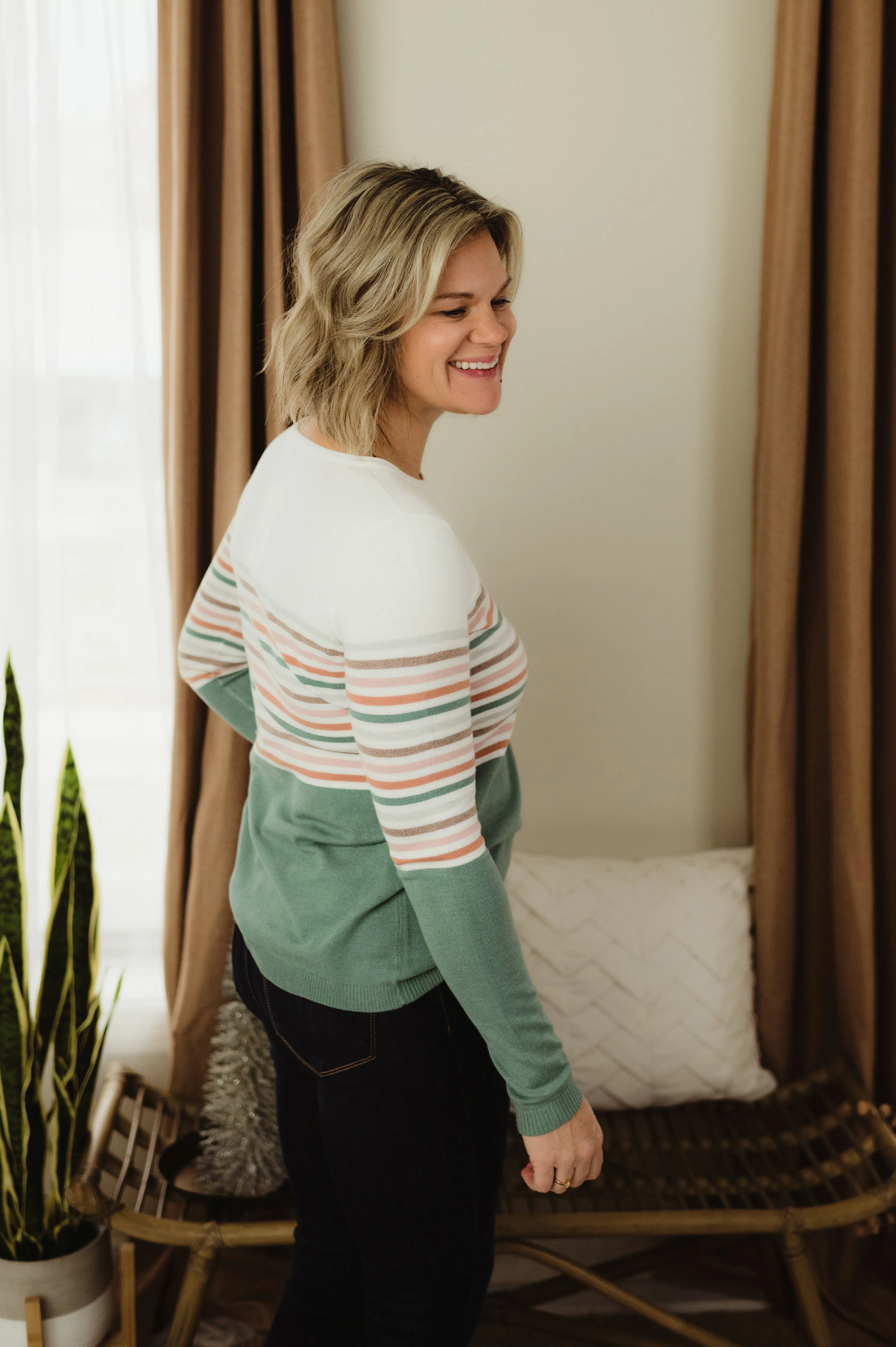Multistriped Pullover