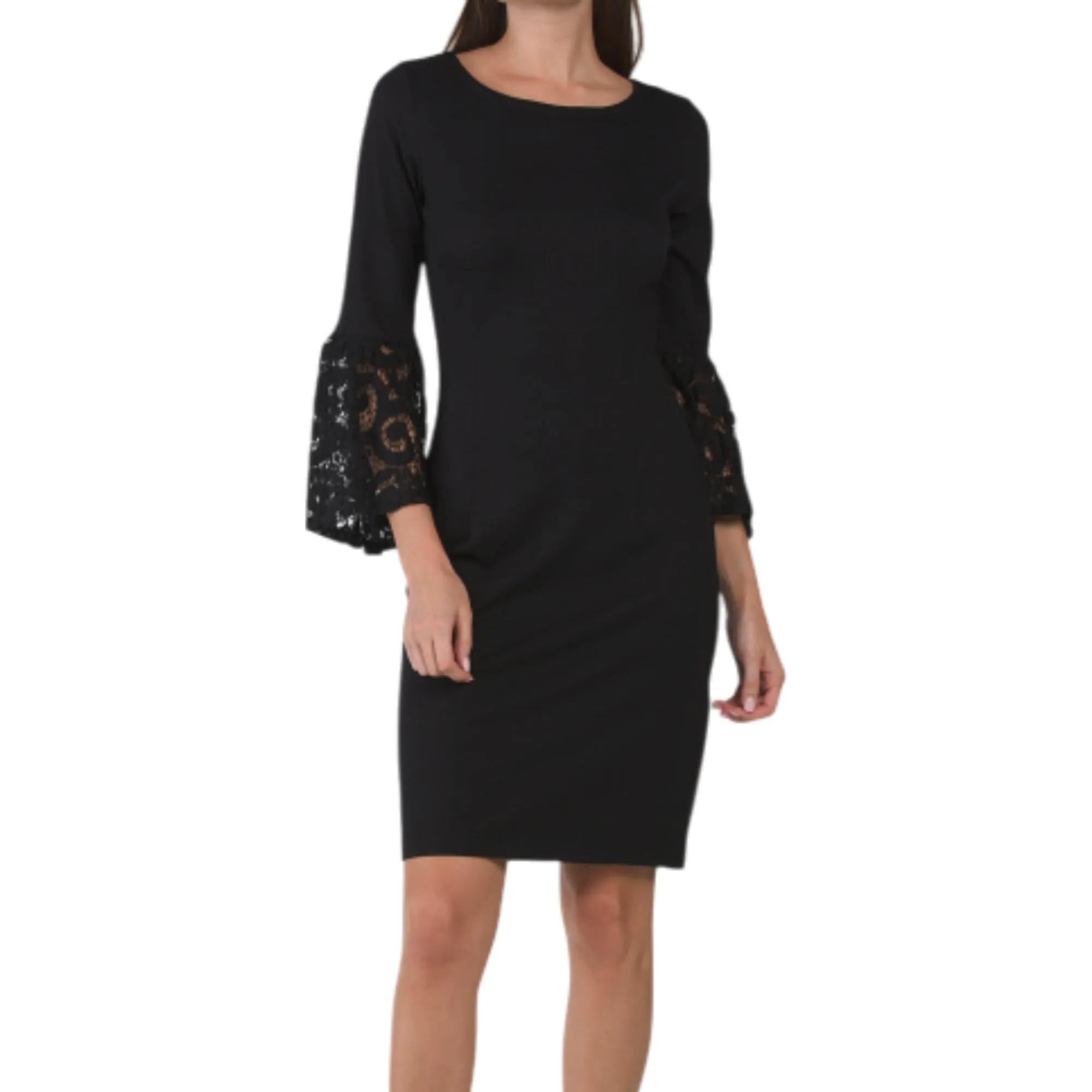 Nanette Lepore Women's Lace Bell Sleeve Cocktail Mini Dress