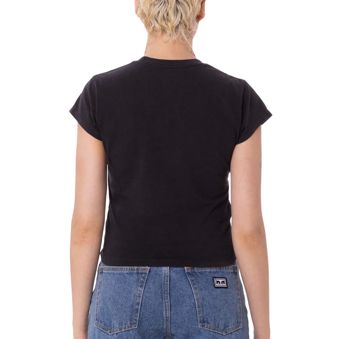 Obey maglietta manica corta da donna Little Devil Hayden 267802520 A984500 nero