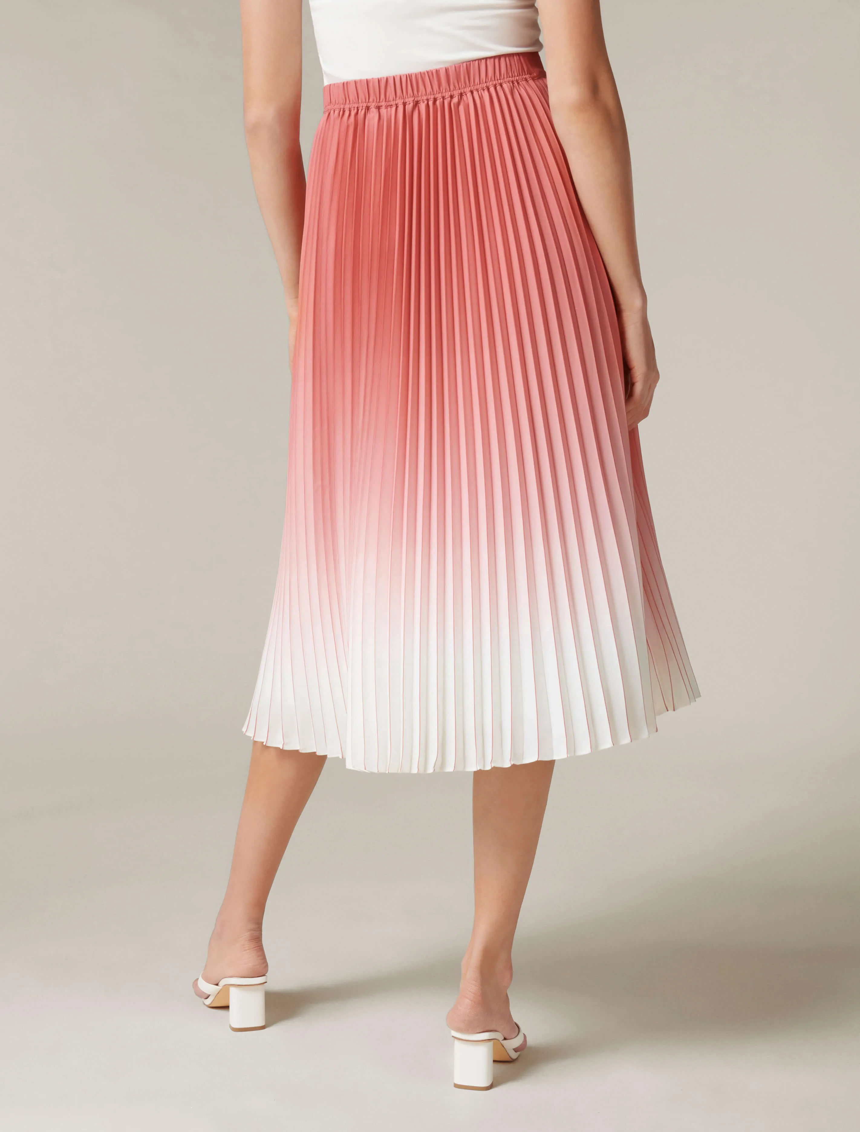 Odessa Ombre Pleated Skirt
