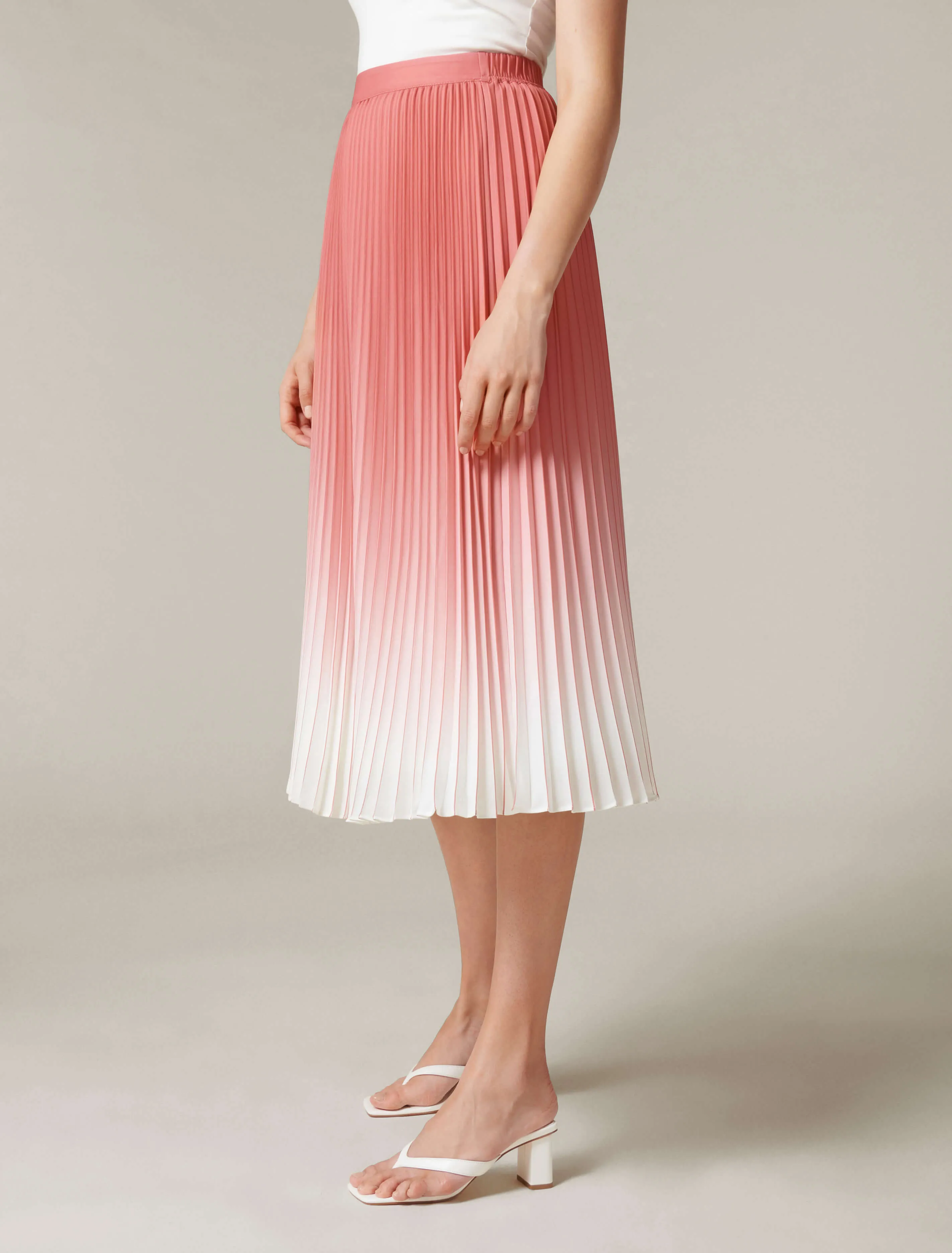 Odessa Ombre Pleated Skirt