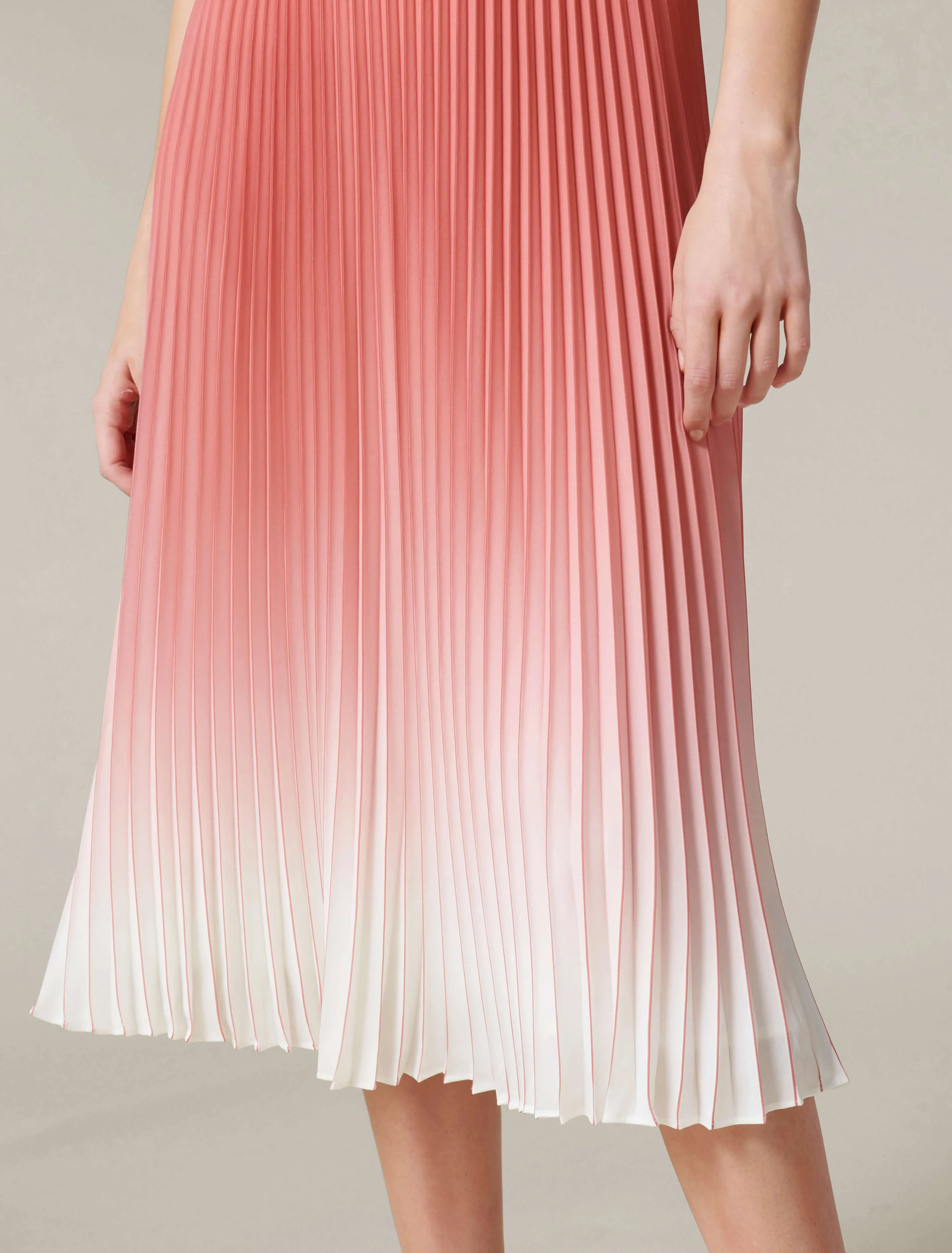Odessa Ombre Pleated Skirt