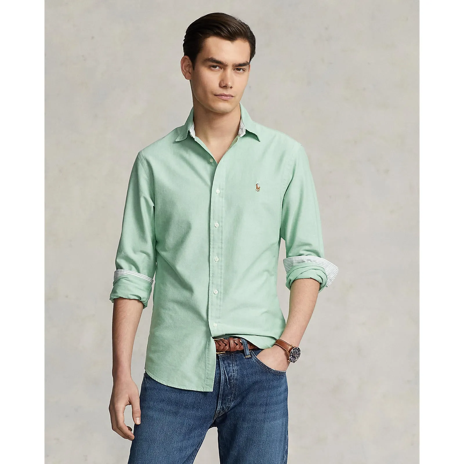 Oxford Shirt - Golf Green