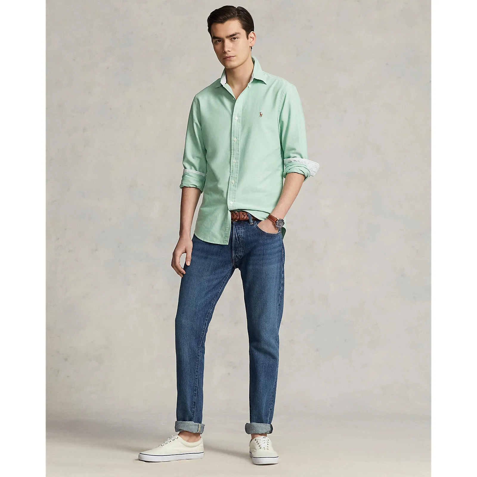 Oxford Shirt - Golf Green