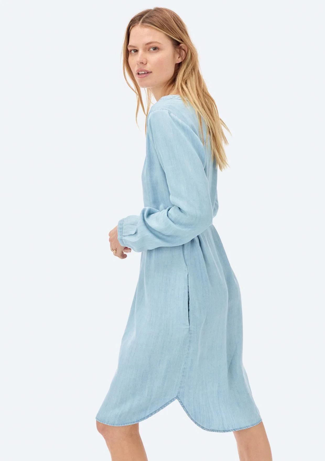 Poet Henley Midi Dress