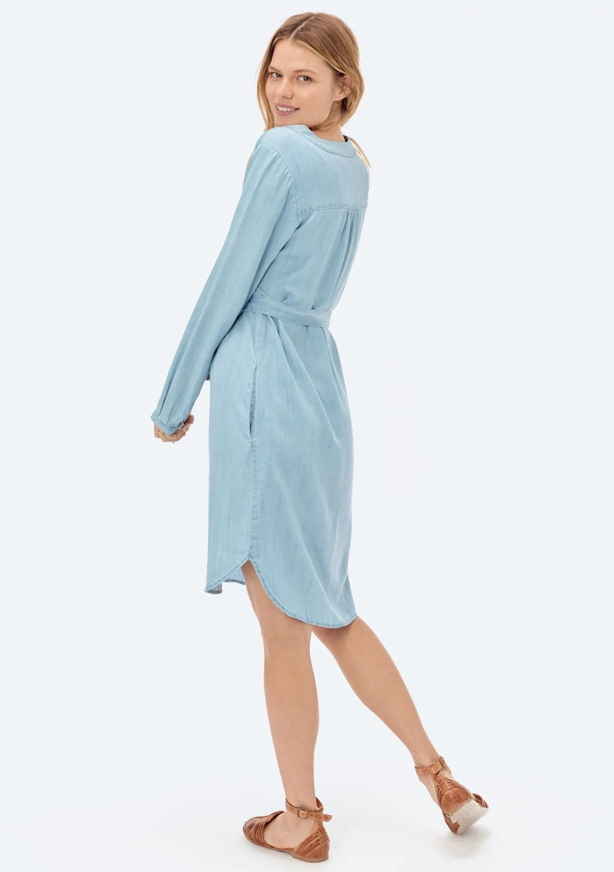 Poet Henley Midi Dress