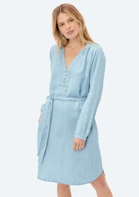 Poet Henley Midi Dress
