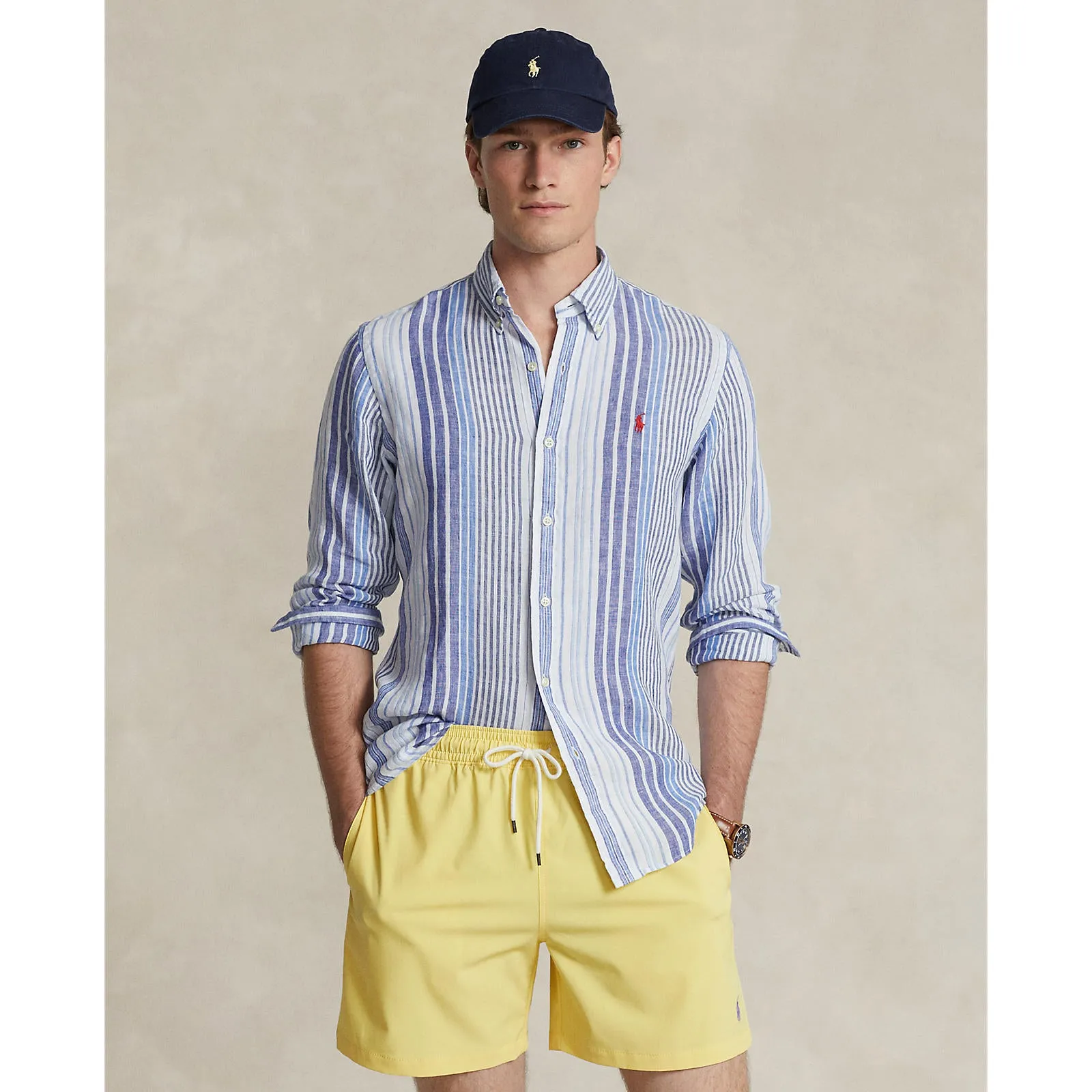 Polo Ralph Lauren - Linen Shirt - Stripe - Blue Multi
