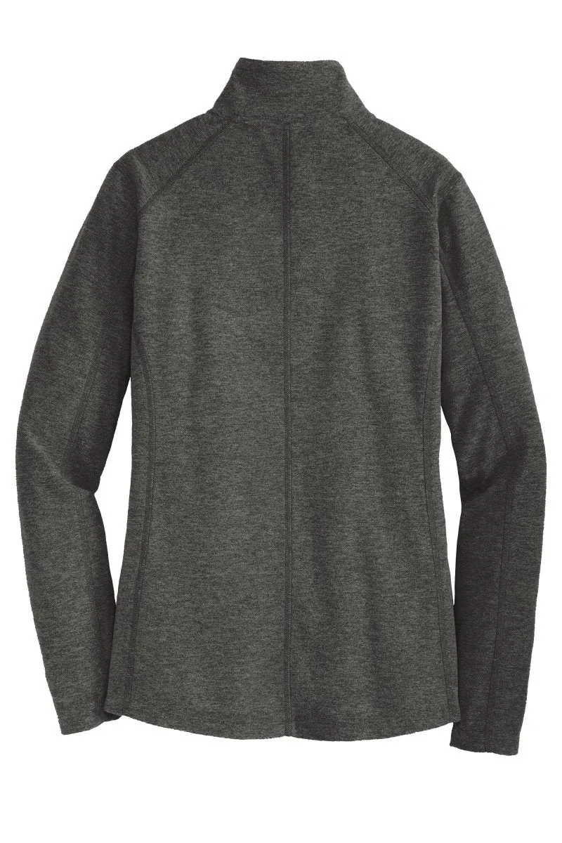 Port Authority® Ladies Heather Microfleece Full-Zip Jacket