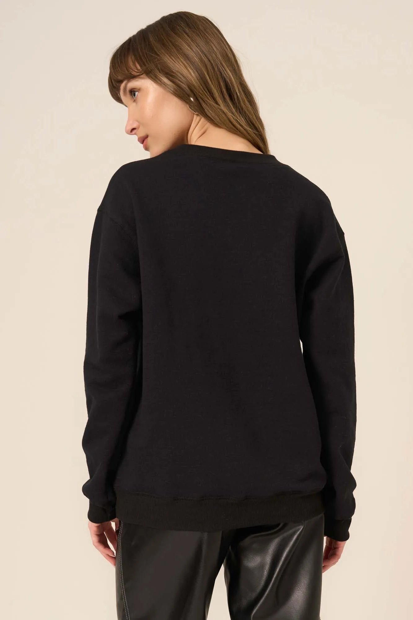 Prosecco/Gin Holiday Reversible Sweatshirt - Black