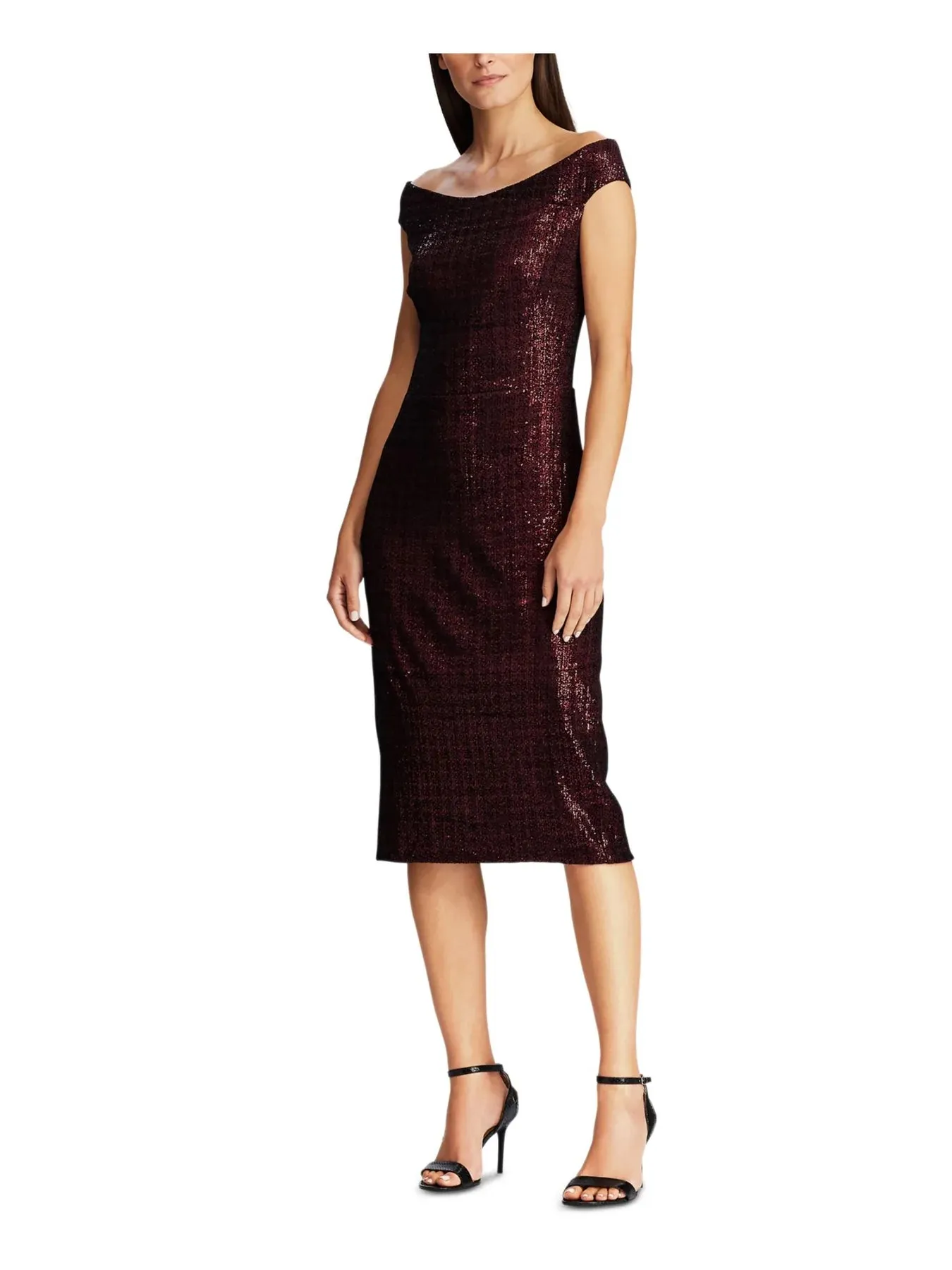 Ralph Lauren Women's Sequined Cocktail Sheath Dress
