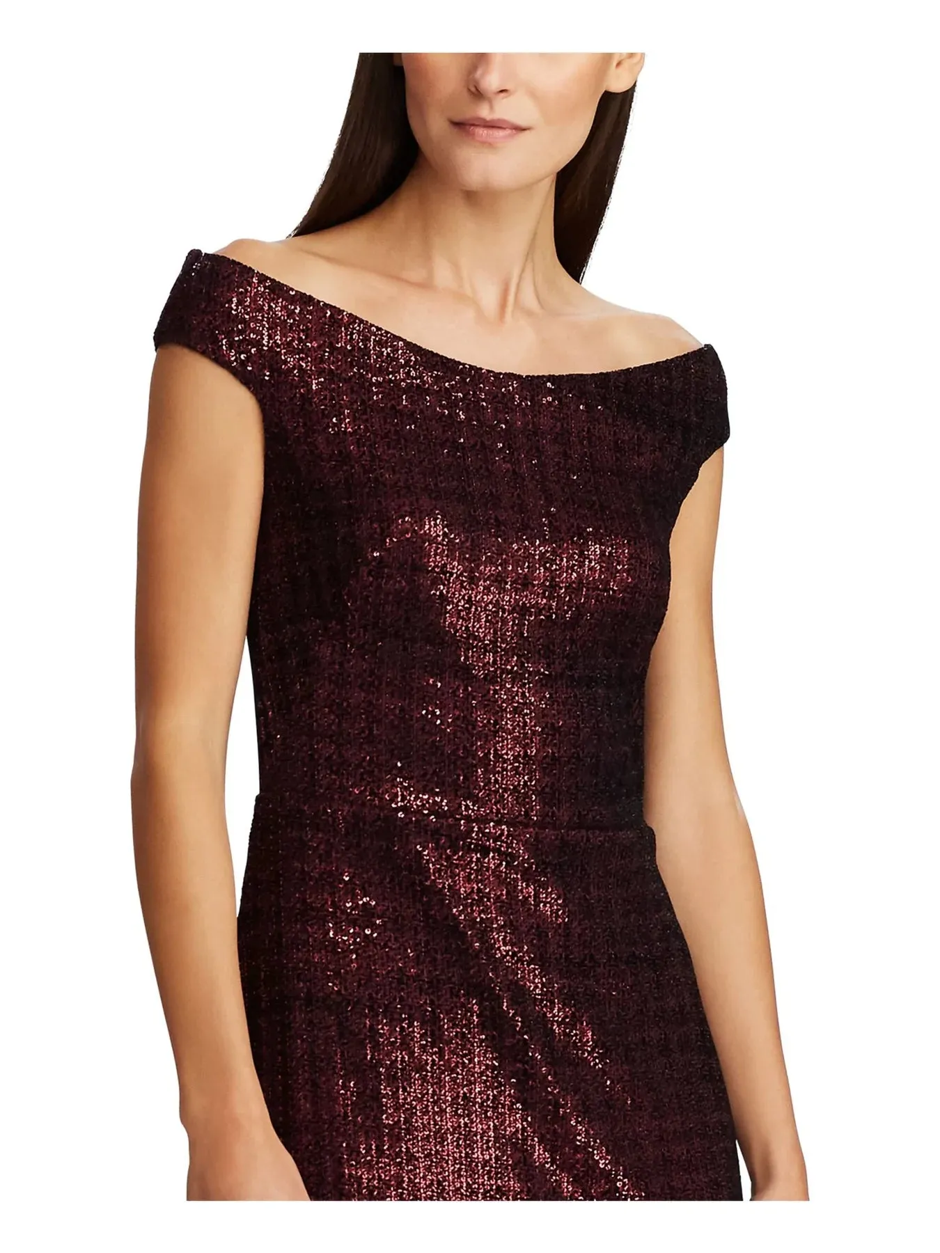 Ralph Lauren Women's Sequined Cocktail Sheath Dress