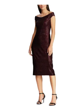 Ralph Lauren Women's Sequined Cocktail Sheath Dress