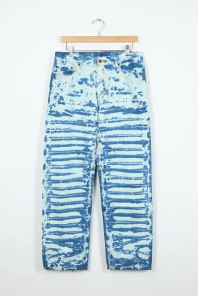 Reworked Bleached Levi's 559 Loose Fit Jeans
