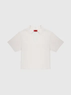 Short Sleeve Jersey Thermal in Offwhite