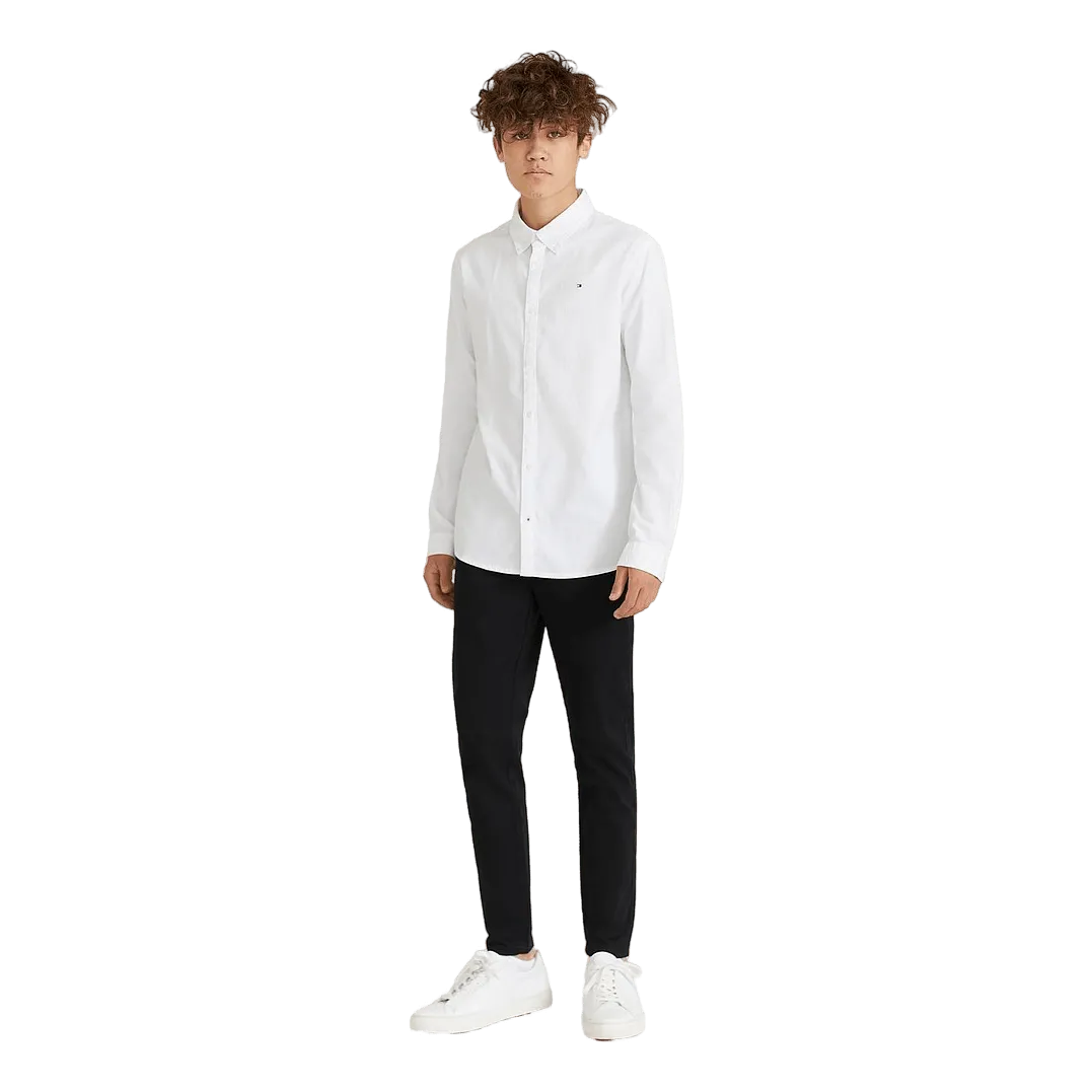 Skinny Cropped Chino Black