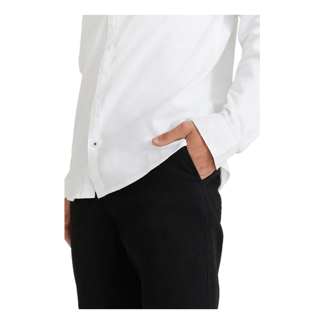 Skinny Cropped Chino Black