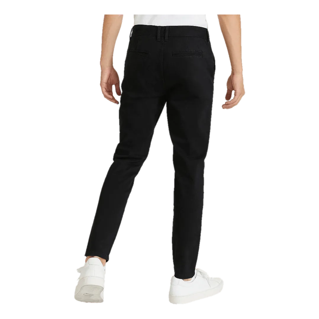 Skinny Cropped Chino Black