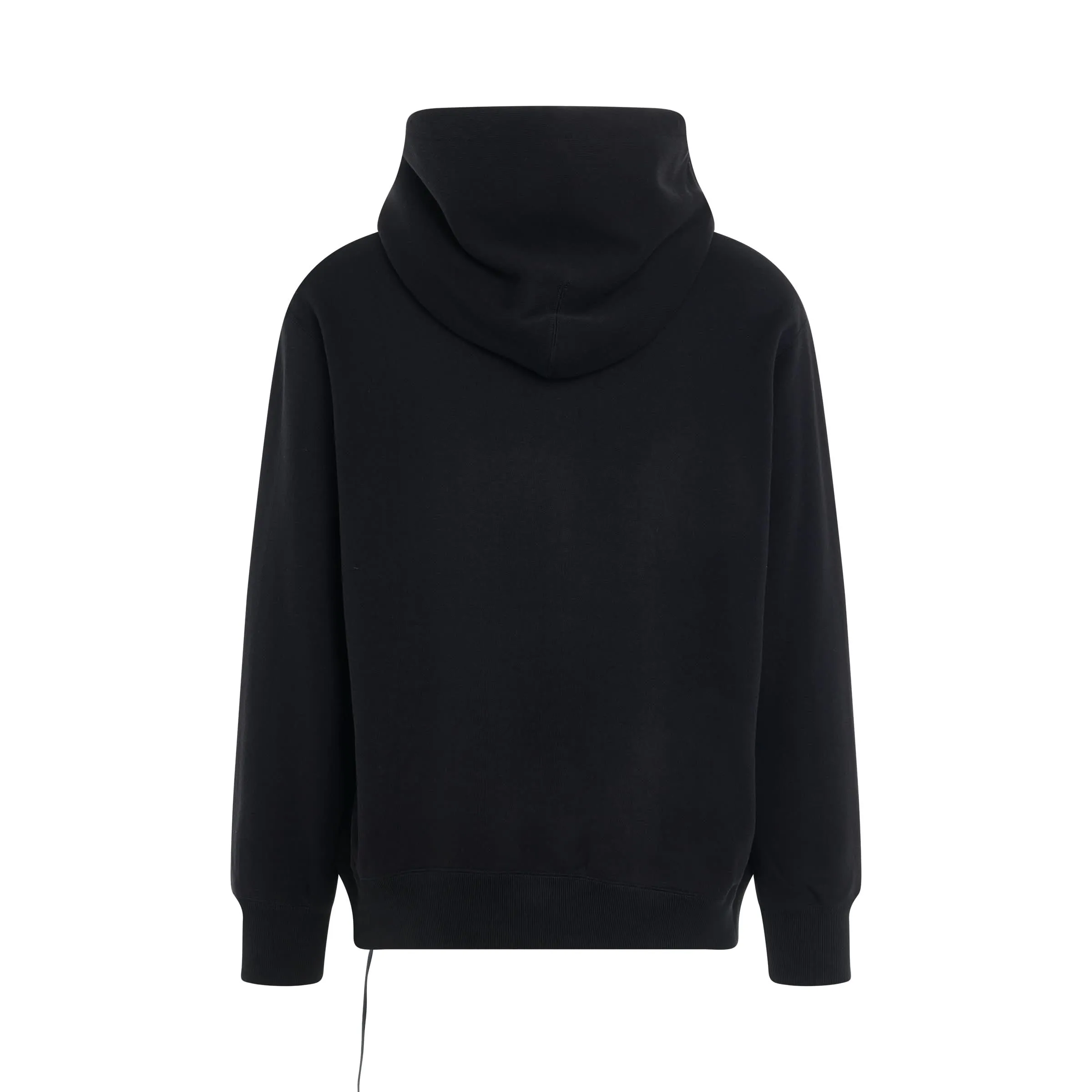 Skull Emblem Hoodie in Black