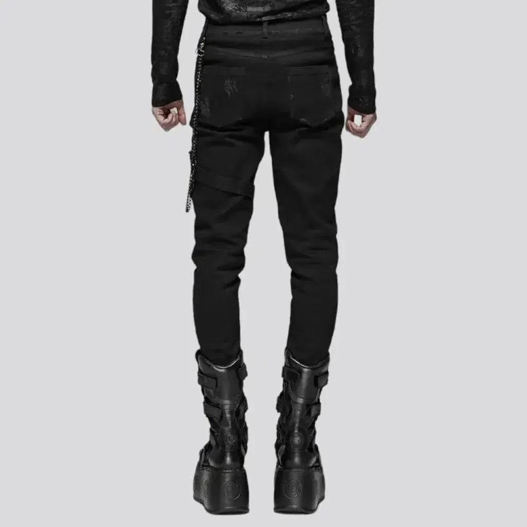 Slim embellished jeans
 for men