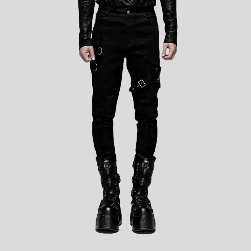 Slim embellished jeans
 for men